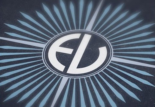 The Eververse emblem: an EV monogram inside a starburst of blue rays.